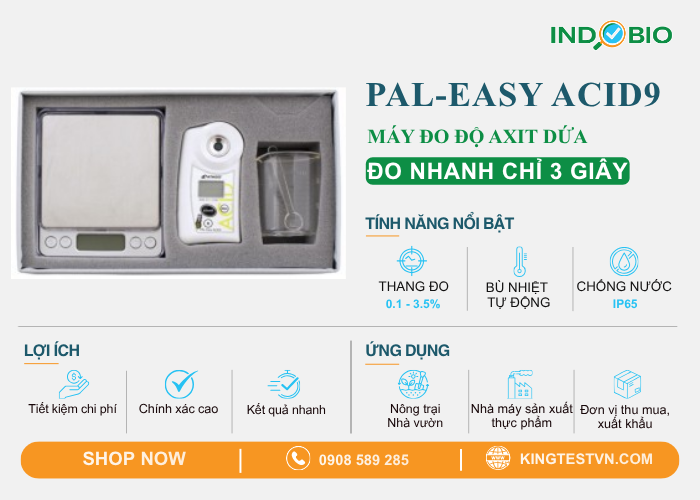Tổng quan máy test axit PAL-Easy ACID9